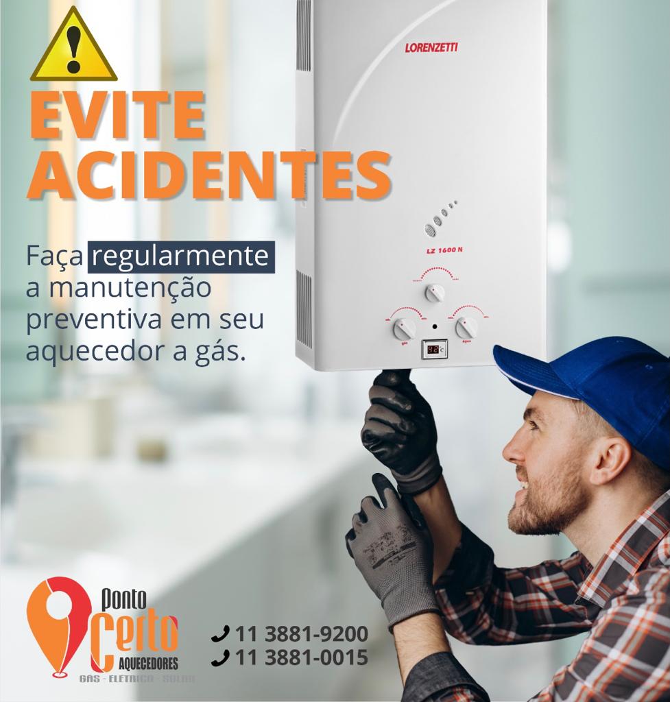 Manutenção de Aquecedor a gás