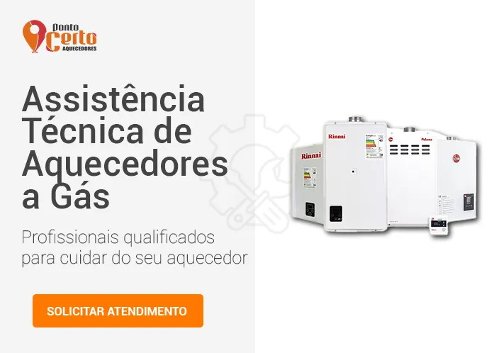assistência técnica de aquecedores a gás