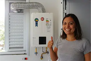 assistência técnica de aquecedores cliente